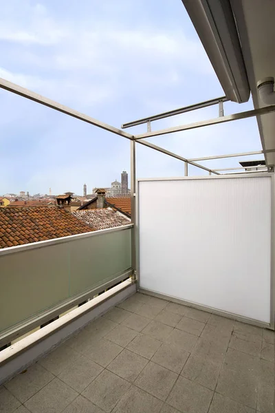 External shots of a modern balcony — Stock Image External shots of a modern balcony Royalty Free Stock Images