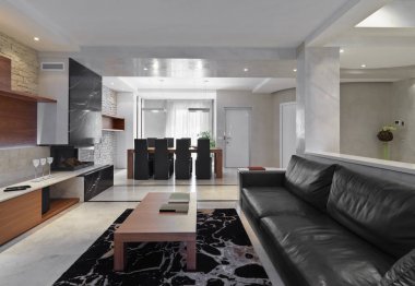 bir oturma odası iç modern