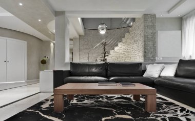 modern bir oturma odası iç shot