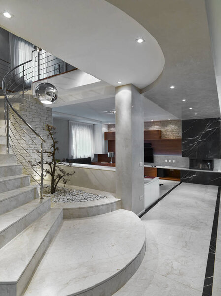 Современный интерьер гостиной