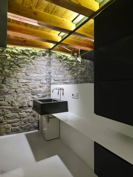 interiors shot of a modern bathroom