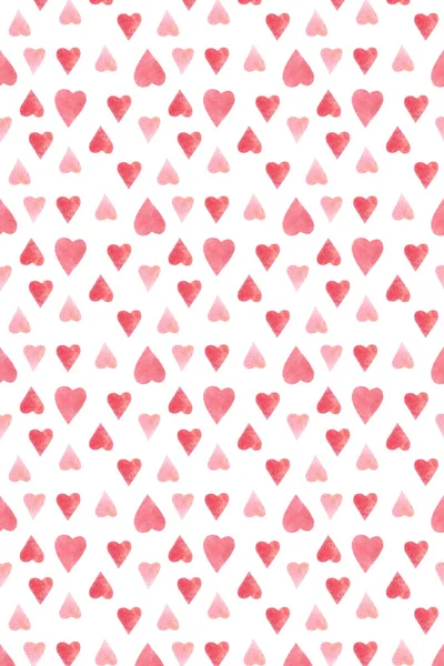 Valentinstag-Karte mit Herzen — Stockfoto