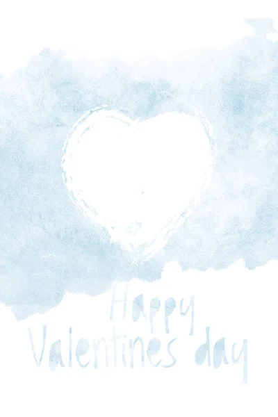 Joyeuse Saint Valentin, carte avec coeur et phrase — Photo
