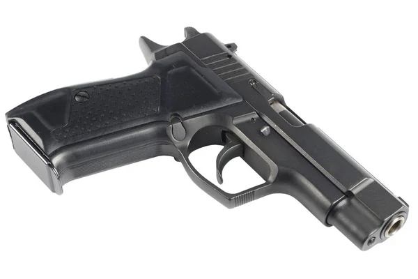Modern Handgun Isolated White Background — Stock Photo, Image