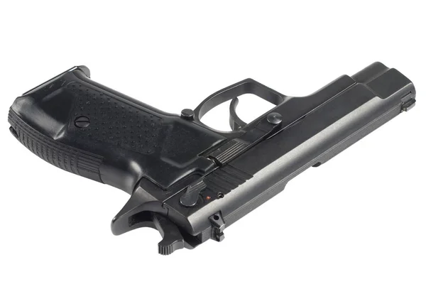 Modern Handgun Isolated White Background — Stock Photo, Image