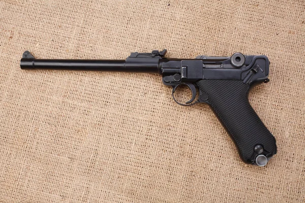 Första Världskriget Period Tyska Armén Pistol Duk Bakgrund — Stockfoto