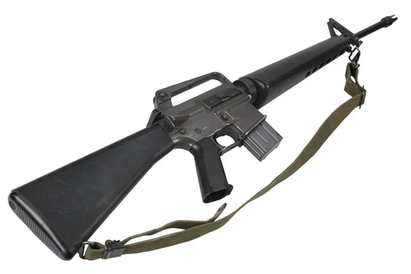 Carabina M16 Con Cargador Cartuchos Vietnam War — Foto de Stock