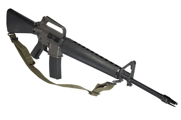 M16 Rifle Met Vietnam Oorlog Periode Geïsoleerd — Stockfoto