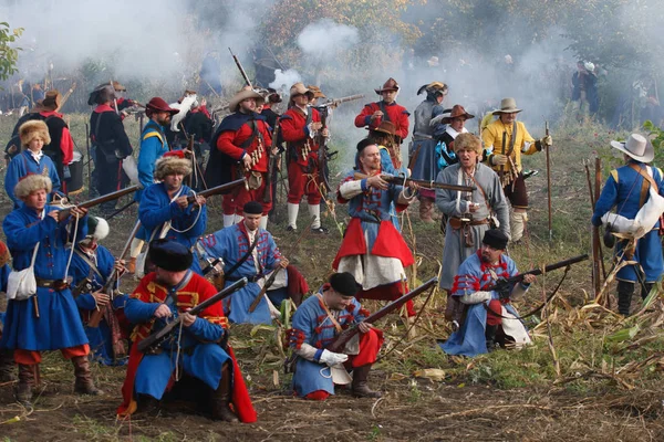 Kamjanec Podilskyj Ukrajina Října 2009 Členové Klubu Historie Opotřebení Historické — Stock fotografie