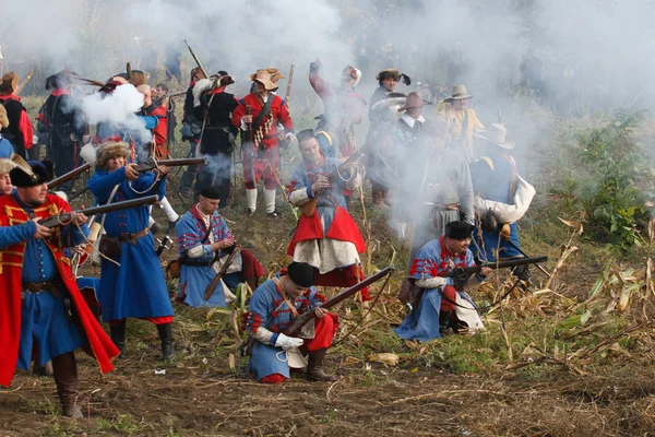 Kamyanets Podilsky Ukraina Oktober 2009 Medlemmar Historia Club Slitage Historiska — Stockfoto