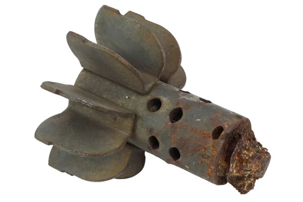 Fragment Mortar Bomb Isolated — Stock Photo, Image