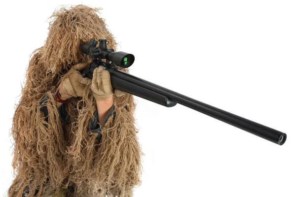 Sniper Ghillie Suit — Stock Photo, Image