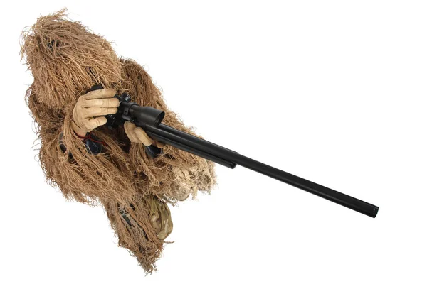 Sniper Ghillie Suit — Stock Photo, Image