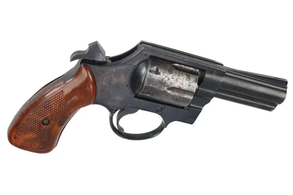 Revolver Isolated White Background — Stock Photo, Image
