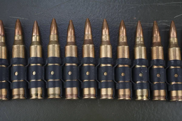 56Mm Nato Ammunition Bälte Ammunition Låda — Stockfoto