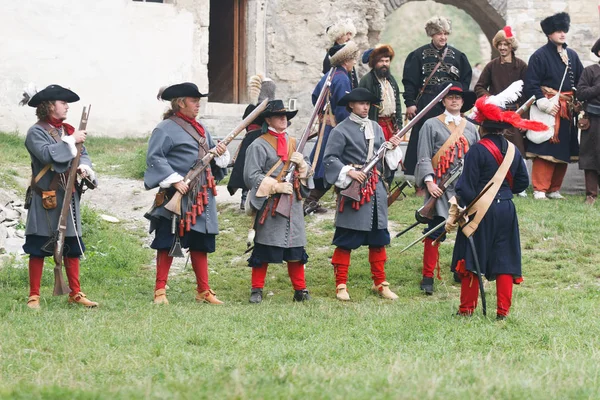 Kamyanets Podilsky Ukraine Septembre 2010 Les Membres Club Histoire Portent — Photo