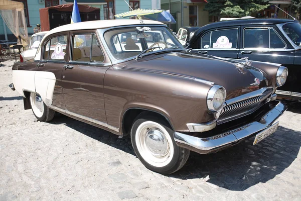 Kamjanec Podilskyj Ukrajina Června 2018 Retro Auto Festival Kamjanec Podilskyj — Stock fotografie