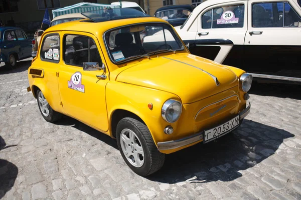 Kamyanets Podilsky Ucrania Junio 2018 Retro Car Festival Kamyanets Podilsky — Foto de Stock