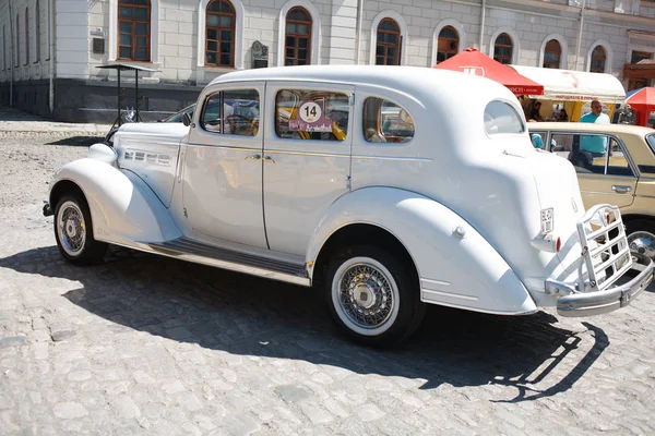 Kamyanets Podilsky Ucrânia Junho 2018 Retro Car Festival Kamyanets Podilsky — Fotografia de Stock