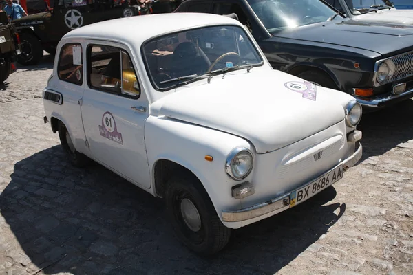 Kamyanets Podilsky Ucrânia Junho 2018 Retro Car Festival Kamyanets Podilsky — Fotografia de Stock