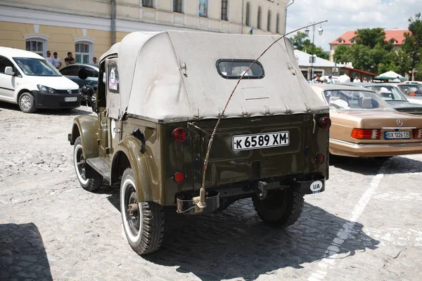 Kamjanec Podilskyj Ukrajina Června 2018 Retro Auto Festival Kamjanec Podilskyj — Stock fotografie