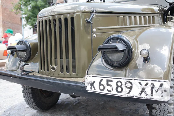 Kamyanets Podilsky Oekraïne Juni 2018 Retro Auto Festival Kamyanets Podilsky — Stockfoto