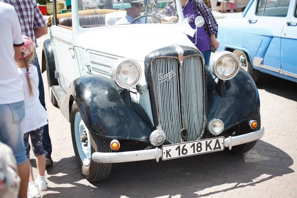 Kamyanets Podilsky Ucrânia Junho 2017 Retro Car Festival Kamyanets Podilsky — Fotografia de Stock