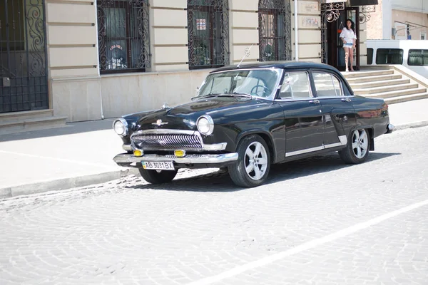 Kamyanets Podilsky Ucrânia Junho 2017 Retro Car Festival Kamyanets Podilsky — Fotografia de Stock