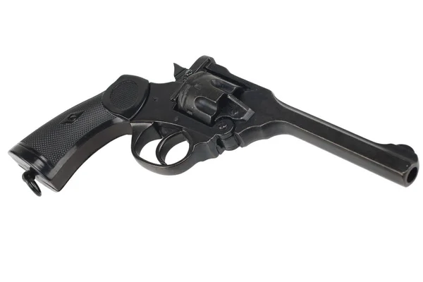 Felső Break Revolver Szolgálati Pisztoly Egyesült Királyság Brit Birodalom Commonwealth — Stock Fotó