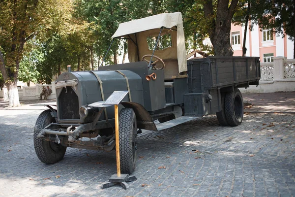 Kamyanets Podilsky Oekraïne Augustus 2018 Leger Vrachtwagen Wwi Tijdperk Tijdens — Stockfoto