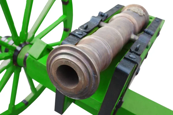 Retro vintage gunpowder cannon dates to the 17th century — Stock Photo, Image