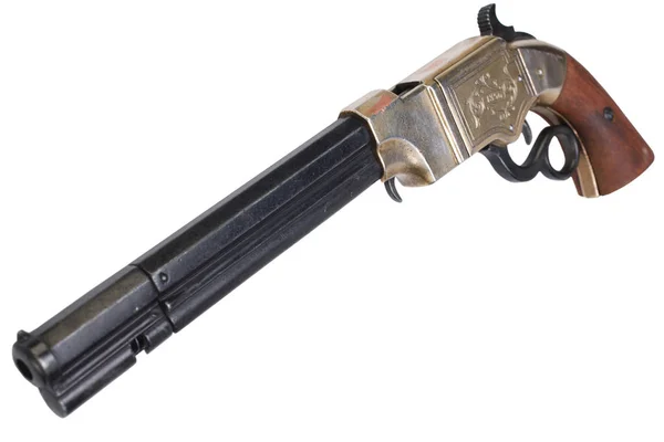 Staré retro zbraň - vulkanické opakující se pistole — Stock fotografie