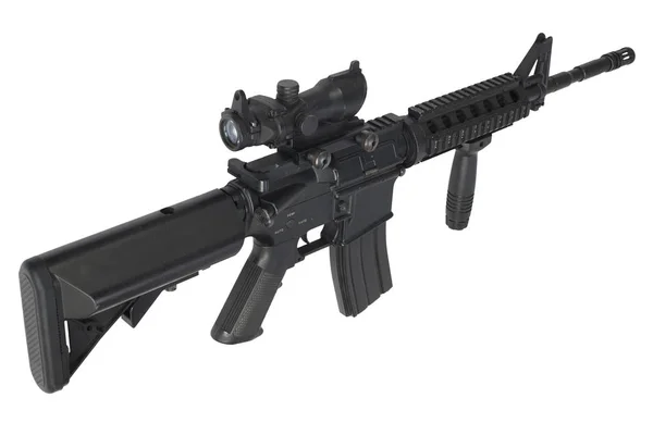 M4 Assault Rifle isolerad — Stockfoto
