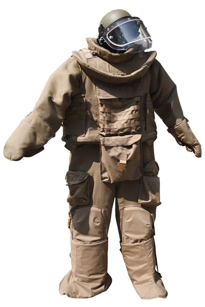 Védő bomba öltöny az aknamentesítés — Stock Fotó