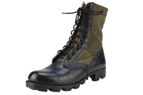 Nueva marca EE.UU. patrón del ejército botas de la selva aisladas —  Fotos de Stock