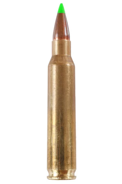 The 5.56x45mm NATO rimless bottlenecked intermediate cartridge — Stock Photo, Image