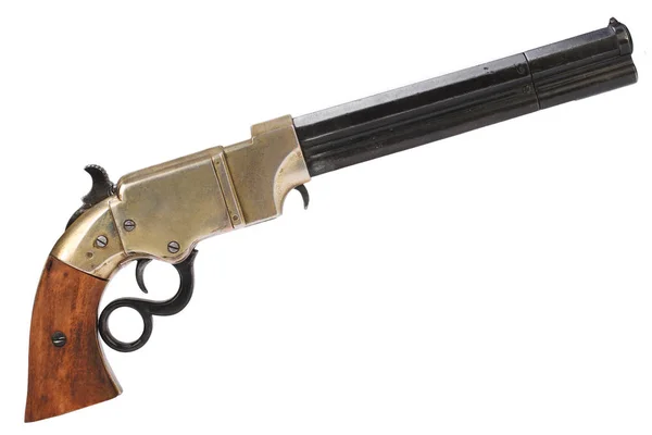 Arma antigua vintage - Pistola volcánica repetida —  Fotos de Stock