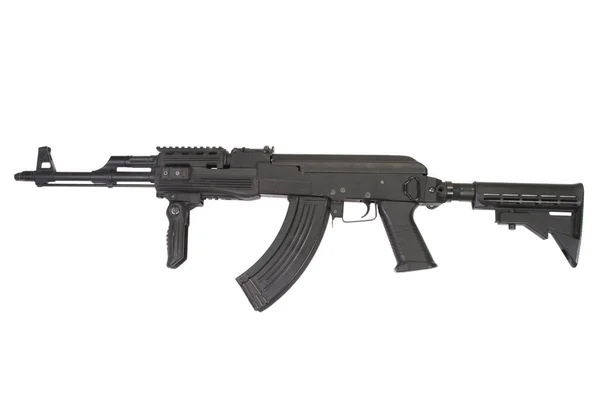 Rare First Model Assault Rifle Modern Tactical Accessories Isolated White — Stock Photo, Image