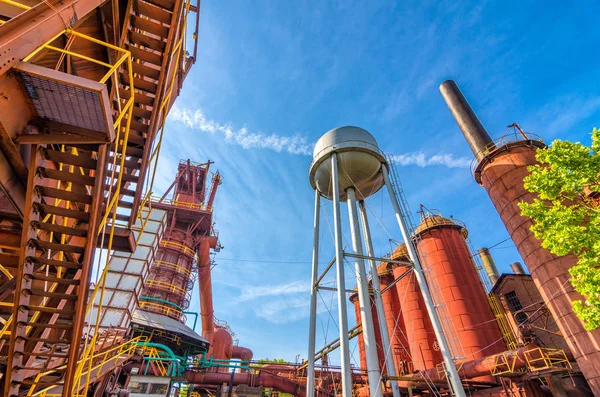 Birmingham Alabama Usa Historic Iron Factory Towers — Stock Photo, Image