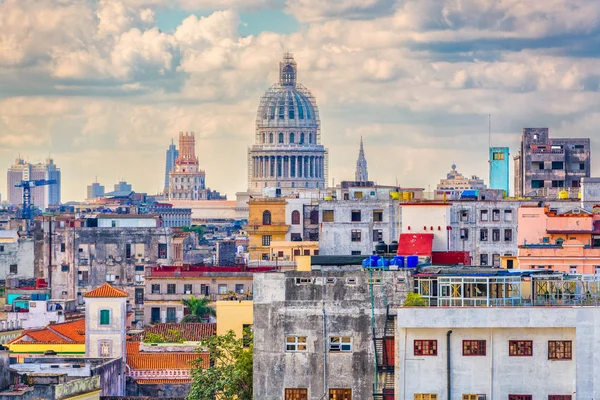 Центр Міста Skyline Гавана Куба — стокове фото