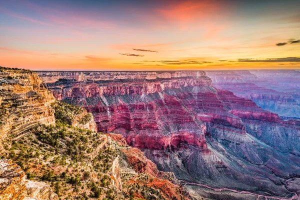 Wielki Kanion Arizona Usa Świcie Południowego Brzegu — Zdjęcie stockowe