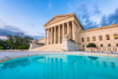 Amerika Birleşik Devletleri Yüksek Mahkemesi bina Washington, Dc, ABD.