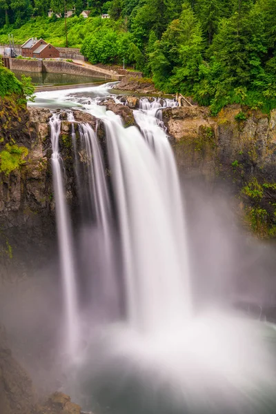 Falls City Washington Usa Snoqualmie Falls — Stockfoto