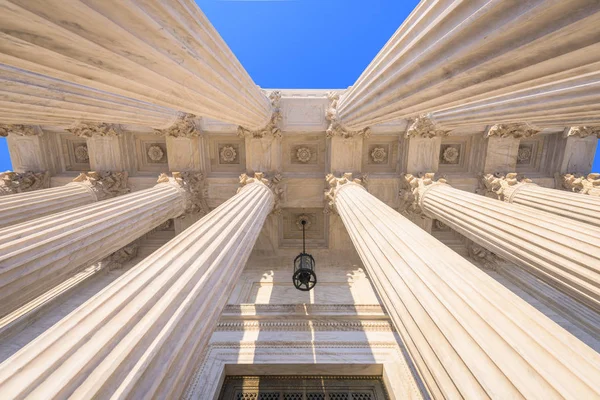 Будівлю Верховного Суду Сша Вашингтоні Округ Колумбія Сша — стокове фото