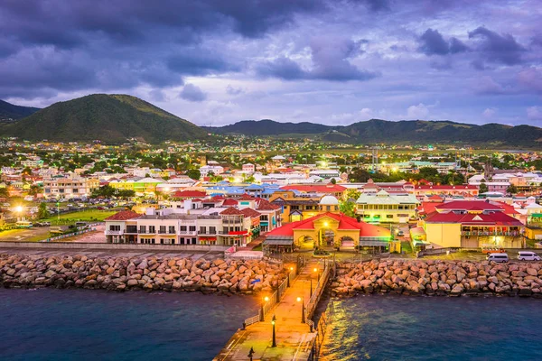 Basseterre Kitts Nevis Town Skyline Port Royalty Free Stock Photos