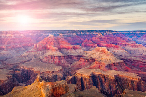 Grand Canyon, Arizona, USA at dawn from the south rim.