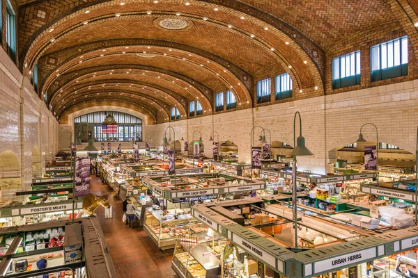 Cleveland Ohio Octobre 2017 Intérieur West Side Market Est Considéré — Photo