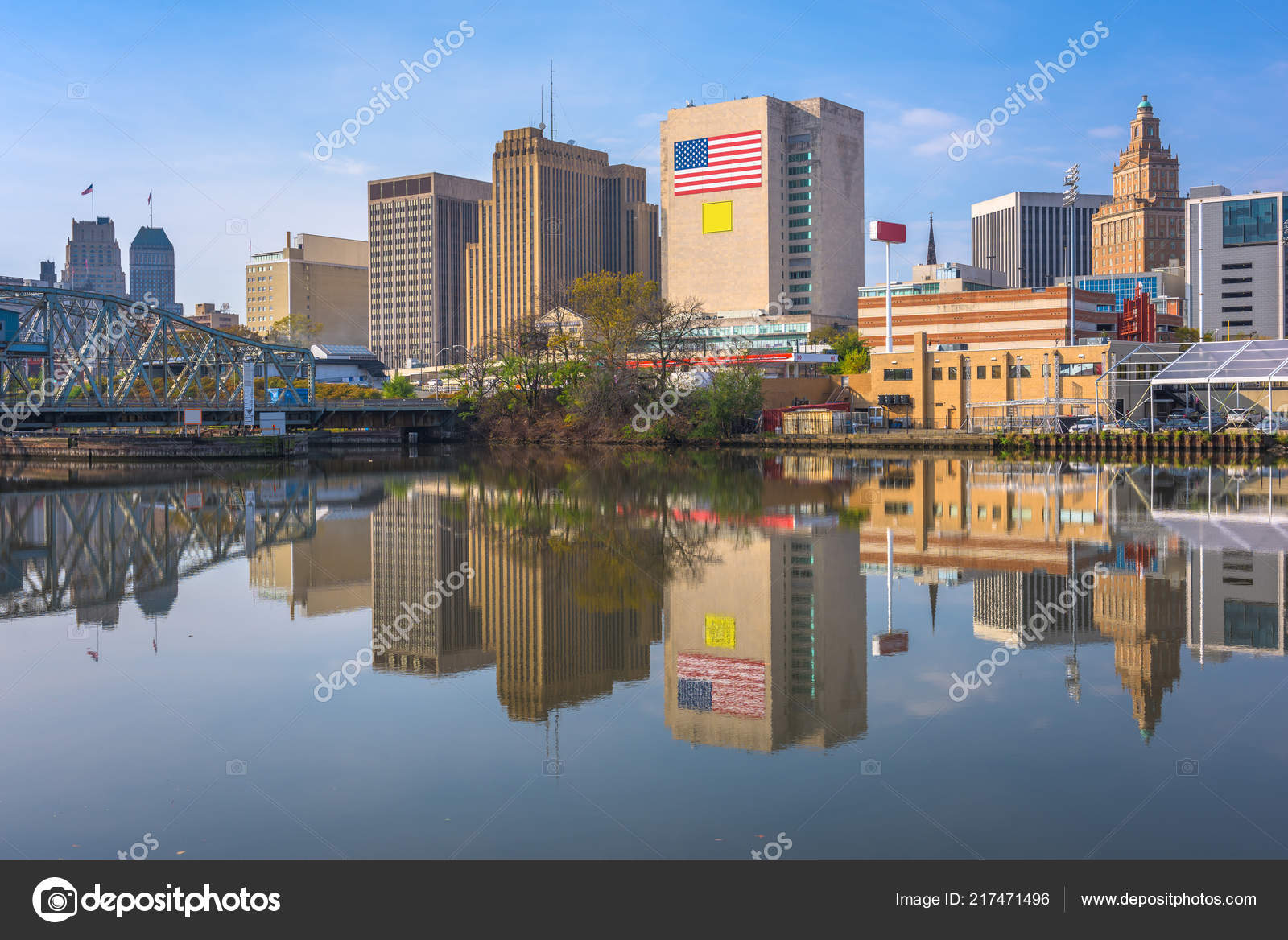 Newark New Jersey Usa Skyline Passaic River – Stock Editorial Photo ©  sepavone #217471496