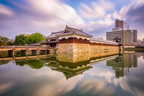 Hiroshima Japan Castle Moat — Stock Photo, Image