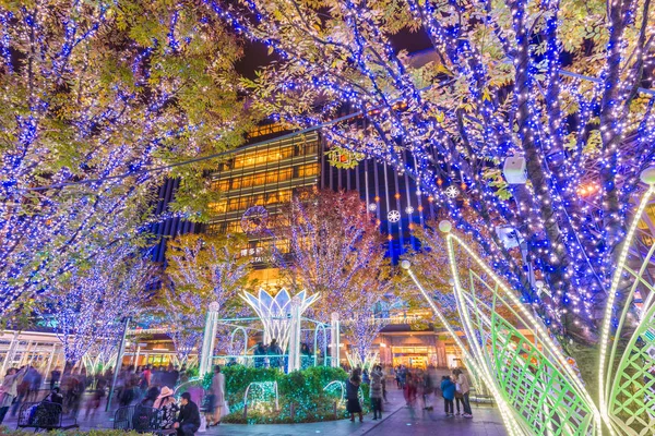 Ukuoka Japan December 2015 Folkmassor Hakata Station Semesterperioden — Stockfoto